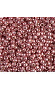 Miyuki rocailles Perlen 8/0 - Duracoat galvanized dark coral 8-4209
